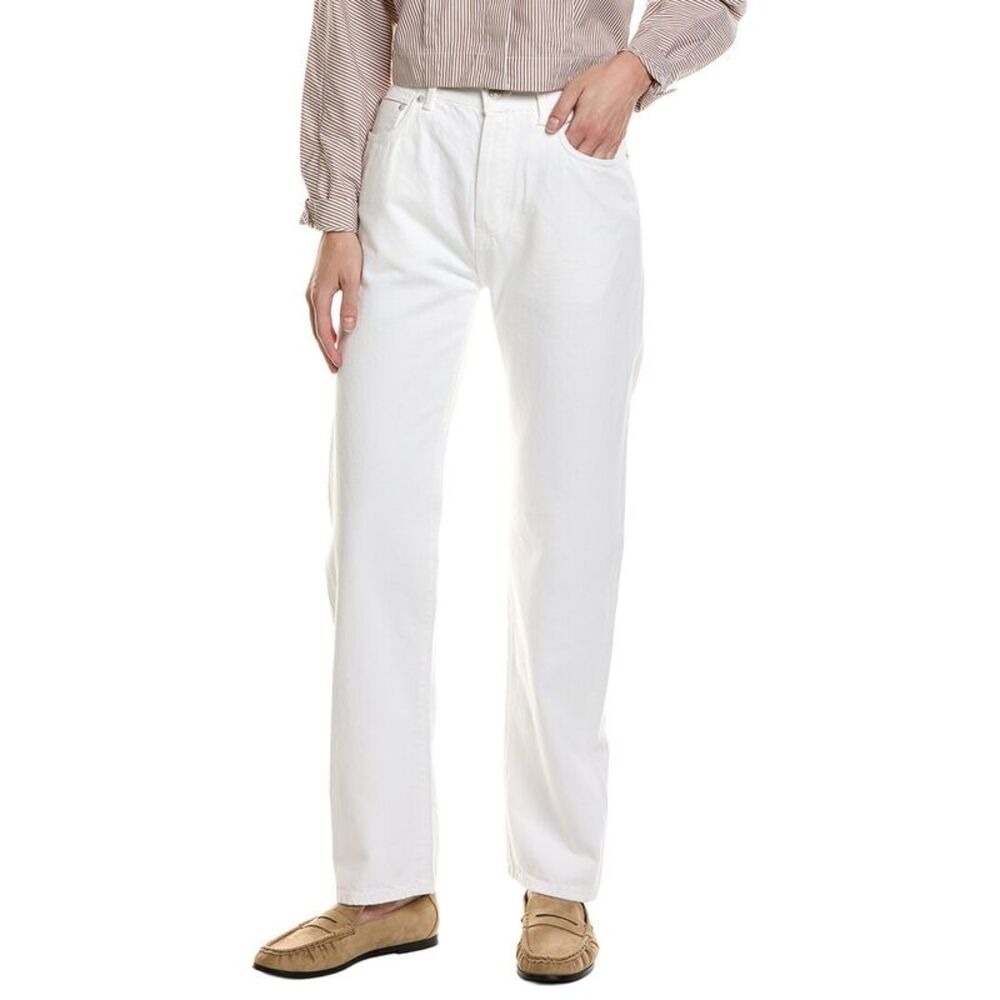 Officine Générale Womens Officine Generale Boyfriend Jean, White
